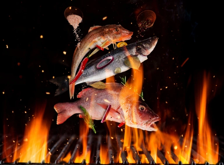 ogień i ryby
